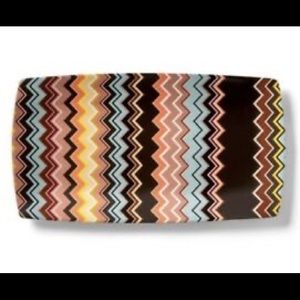 Missoni for Target Zig Zag serving tray / platter